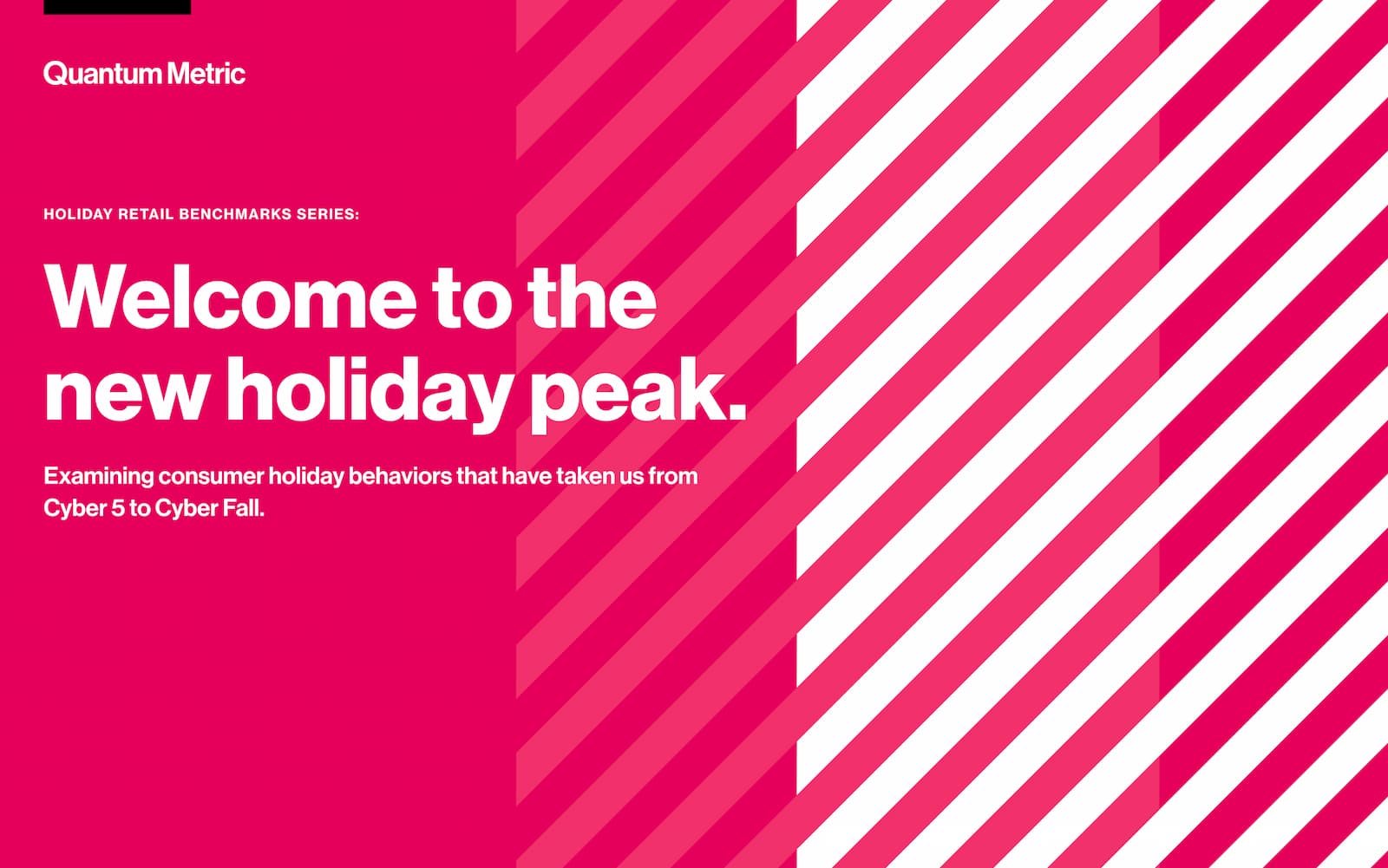 Holiday Benchmark Report cover